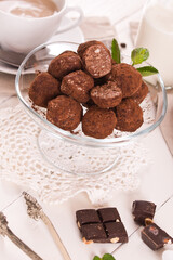 Chocolate truffles.