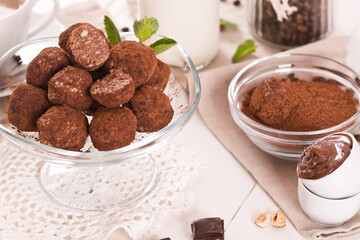 Chocolate truffles.