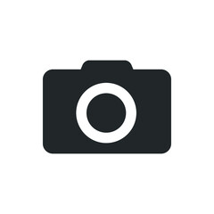 Camera icon vector. Camera icon isolated on white background. Camera icon simple and modern for app, web and design.