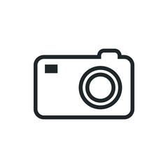 Camera icon vector. Camera icon isolated on white background. Camera icon simple and modern for app, web and design.