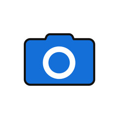 Camera icon vector. Camera icon isolated on white background. Camera icon simple and modern for app, web and design.