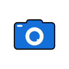 Camera icon vector. Camera icon isolated on white background. Camera icon simple and modern for app, web and design.