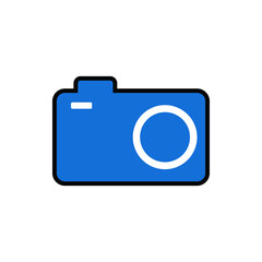 Camera icon vector. Camera icon isolated on white background. Camera icon simple and modern for app, web and design.