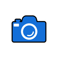 Camera icon vector. Camera icon isolated on white background. Camera icon simple and modern for app, web and design.