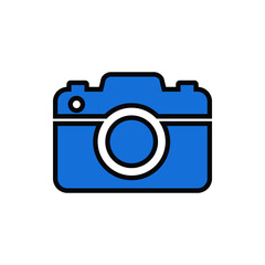 Camera icon vector. Camera icon isolated on white background. Camera icon simple and modern for app, web and design.
