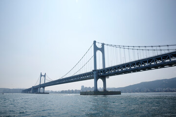  bridge city on Busan of South Korea