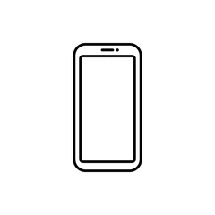Phone icon vector. Smartphone icon isolated on white background. Phone icon simple and modern for app, web and design.
