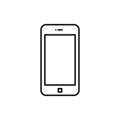 Phone icon vector. Smartphone icon isolated on white background. Phone icon simple and modern for app, web and design.