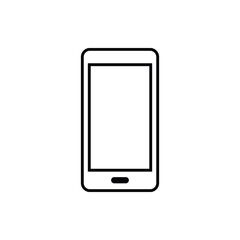 Phone icon vector. Smartphone icon isolated on white background. Phone icon simple and modern for app, web and design.