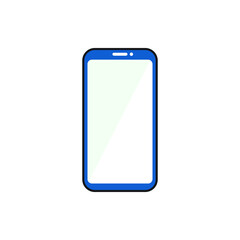 Phone icon vector. Smartphone icon isolated on white background. Phone icon simple and modern for app, web and design.