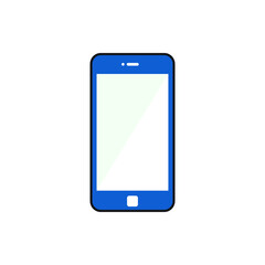 Phone icon vector. Smartphone icon isolated on white background. Phone icon simple and modern for app, web and design.