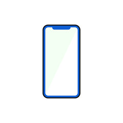 Phone icon vector. Smartphone icon isolated on white background. Phone icon simple and modern for app, web and design.