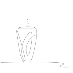 Cup of coffee. Vector illustration