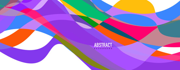 Fluid wave colorful abstract background. Dynamic colorful vibrant vector design