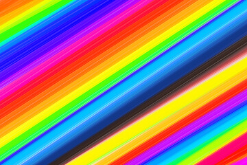 Abstract gradient fresh multicolored lines with diagonal angle view