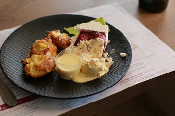 Dessert  hôtel restaurant Bellevue Trévignin