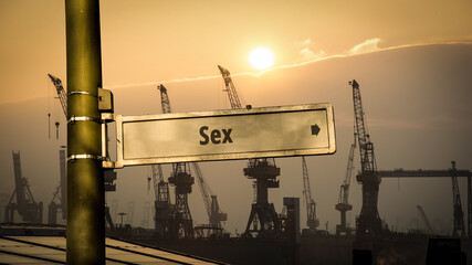 Street Sign to SEX