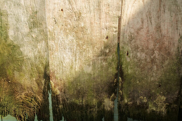 Closeup shot of stained wooden wall as a background