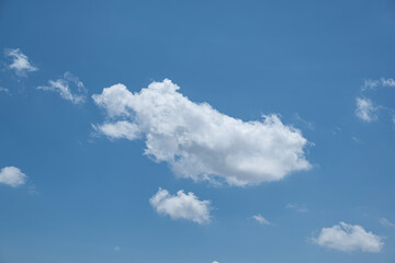 blue sky with clouds