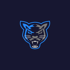 Panther logo mascot vector illustration. modern icons for logos and emblem