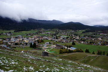 vue sur le village d'Autrans, Autrans-Méaudre en Vercors