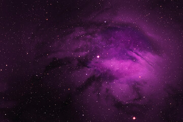space light purple galaxy with stars and nebula with abstract pattern beautiful panorama.