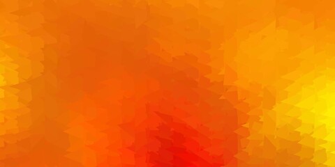 Dark green, yellow vector geometric polygonal wallpaper.