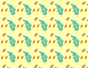 pattern background, various fern branches