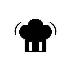 Chef hat icon vector