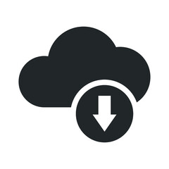 Cloud download icon