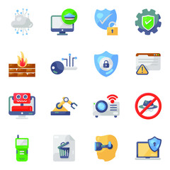 
Ai Technology Flat Icons Pack 
