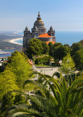 Basilica de Santa Luzia at Monte Santa Luzia near Viana do Castelo, Portugal