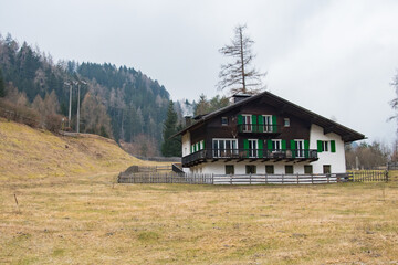 Cottage house in the Dolomite
