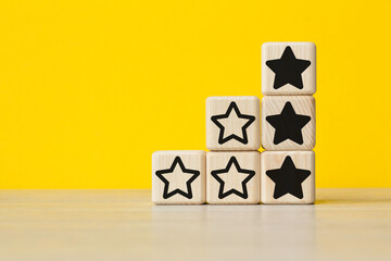 Excellent business rating services experience idea concept.Concept of quality imrpovement in...