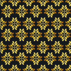 Seamless vector golden repeat geometric pattern. Golden geometrical 10 eps background for fabric, cover, textile, design, banner.