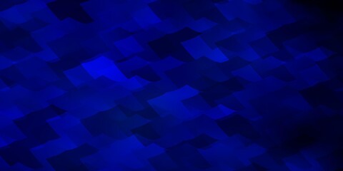 Dark BLUE vector backdrop with hexagons.