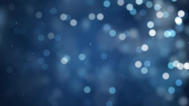 abstract circle bokeh effect video