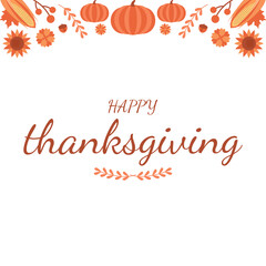 Fototapeta na wymiar Thanksgiving card. Agricultural products. Thanksgiving background. Thanksgiving holiday banner. Illustration vector.