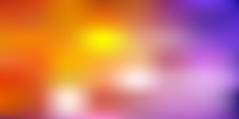 Light blue, yellow vector gradient blur backdrop.