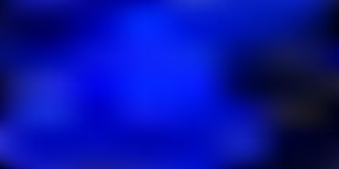 Fototapeta premium Dark blue vector abstract blur background.