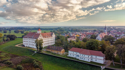 Fototapeta premium Schloss Pretzsch an der Elbe, Sachsen, Deutschland