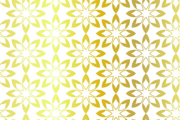 Seamless vector golden repeat geometric pattern. Golden geometrical 10 eps background for fabric, cover, textile, design, banner.