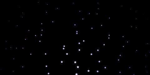 Dark Pink, Blue vector template with neon stars.