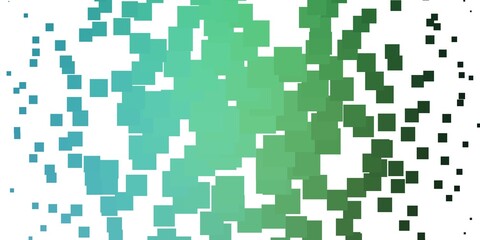 Light Blue, Green vector background with rectangles.
