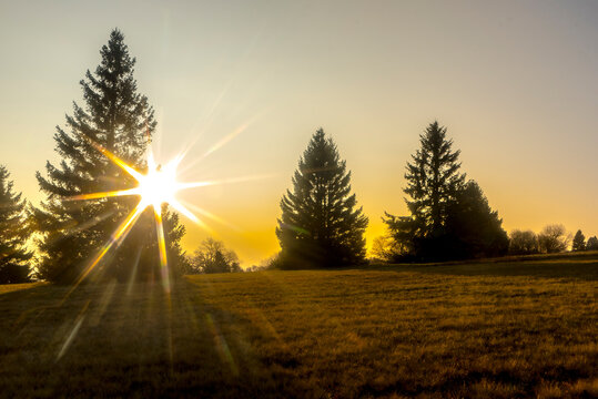 sunset - rhoen
