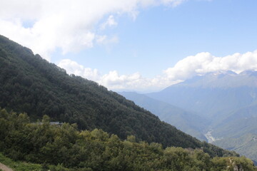 Obraz premium view from the top of mountain