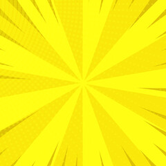 Fototapeta premium Colorful comic book background in pop art style