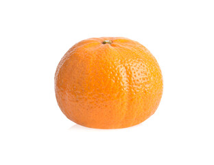 Fresh orange fruit isolated on white background