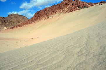 Desert of Sinai Peninsula, Egypt. Near Sharm El Sheikh