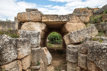 The ancient city of Eretria, Euboea, Greece